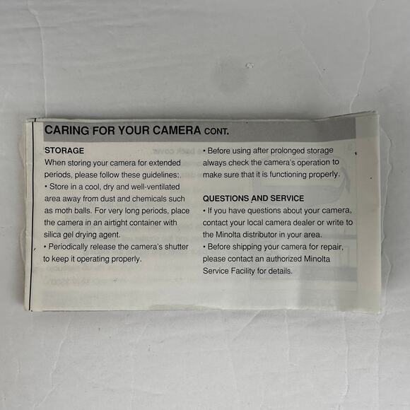 Minolta Supreme Freedom Zoom 35mm Film Camera Point & Shoot Case Tested Works - Picture 14 of 14